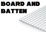 Evergreen Scale Models Board and Batten Sheet